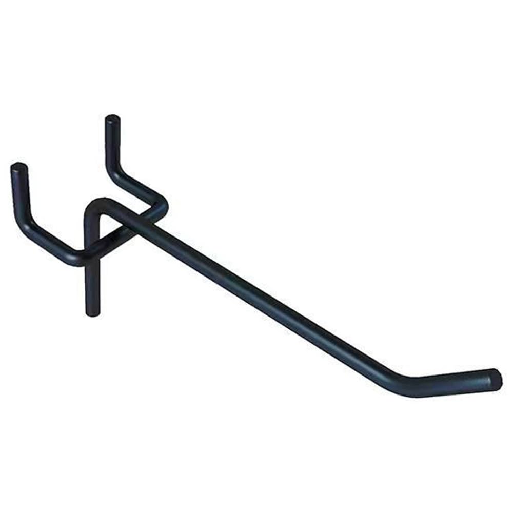 Quweiz 50Pcs Pegboard Hooks, 6 Inch PegBoard Shelving Hook Heavy Duty Peg Wall Hooks Fit 1/4