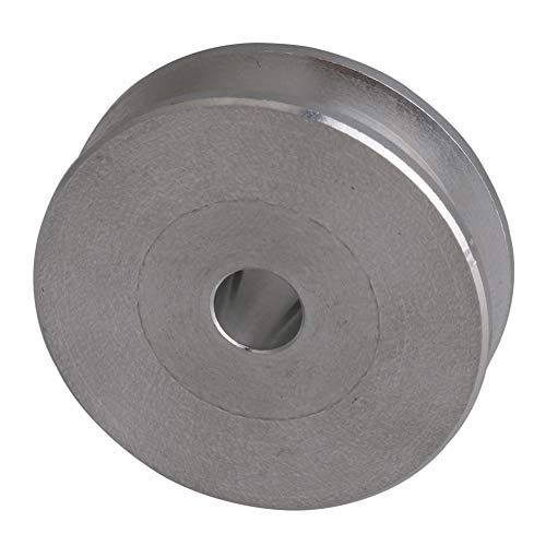 31x15x6 MM Silber Aluminiumlegierung Einzelnut 6 MM Feste Laufrolle für Motorwelle 3-5 MM PU Runde Gürtel