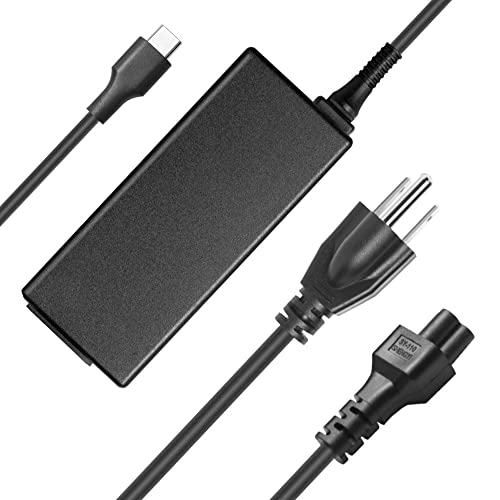 45W USB C Laptop Charger for Fit Acer Chromebook R13 11 13 15 311 315 CP311 CP713 C933 CB5-312T R751T SF713 SP714 N17Q5 N17P6 N16Q10 N15Q13 More HP Lenovo Dell Type-C Laptop AC Adapter Power Cord