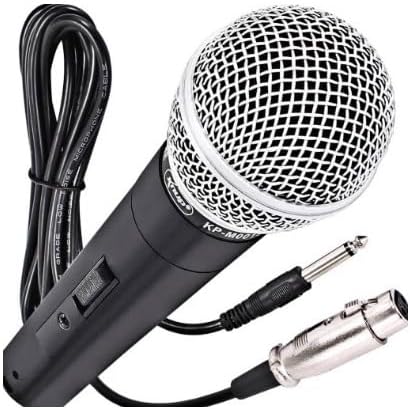 Microfone Dinâmico Profissional Com Fio De 5 Metros 5V Relação 6,...