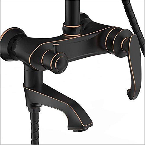 Système de douche complet mural set de douche avec robinet et valve - 2