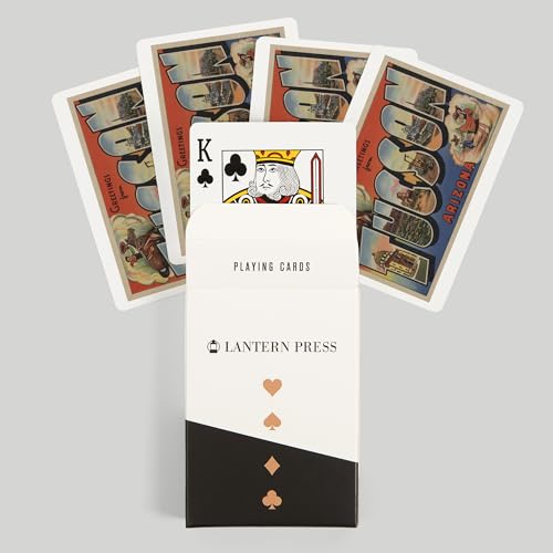 Lantern Press naipes poker 52 cartas vintage Tucson miniatura 6