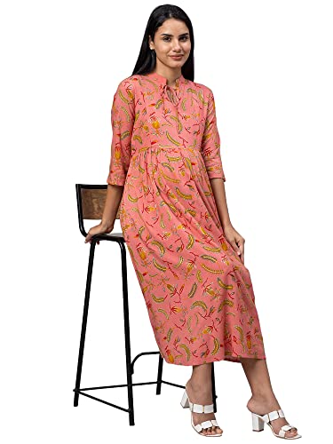 Image of AV2 Women's Rayon Relaxed Fit A Line Maternity Wear