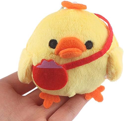 Mini Chick Plush Toy Stuffed Animal Toy Cute Little Chicken Pendant Doll for DIY Keychain Kids Birthday Gift Party Favor Bag Accessories (AMX2X06ATLUS)