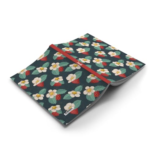 Carnet de notes DENIK Strawberries avec reliure layflat à plat pour l'écriture - 2
