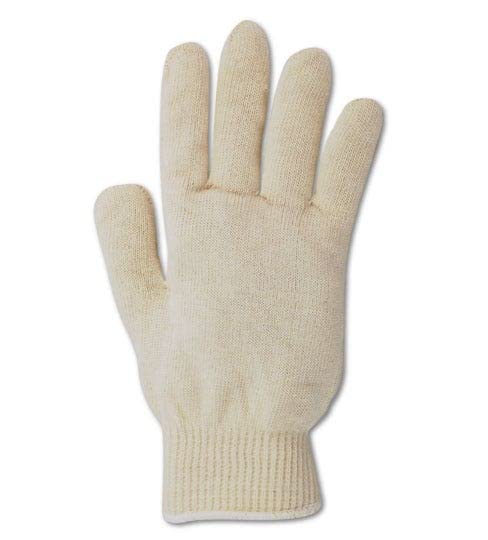 Miniatura 2 de MAGID 14670KW TouchMaster Lisle - Guantes de punto pesados, para damas, color blanco (12 pares)