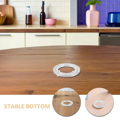 Plateau tournant pour table de cuisine et repas conviviaux