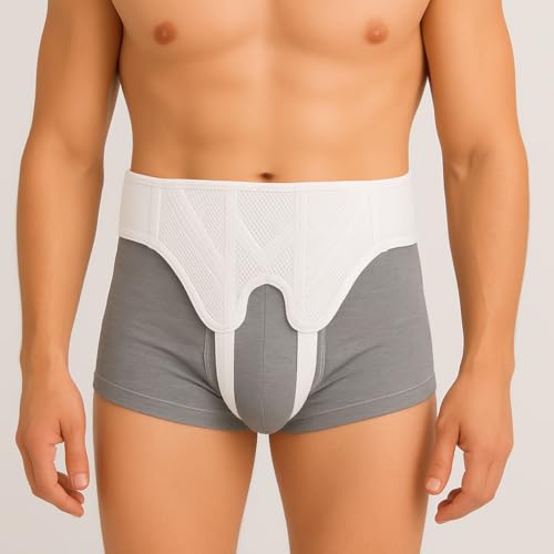 Faja para Hernia Inguinal Ajustable Blanca Talla M miniatura 1