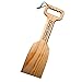 T-REX GRILL Wooden BBQ Grill Scraper 17 inches All-Natural Barbecue Grill Brush Bristle-Free Pine Wood Round Hand Grips