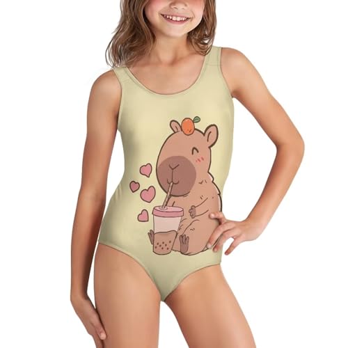 JEOCODY Swimsuit for Girls One Piece Bathing Suit for Teens Crossback Hawaiian Beach Swimwear3