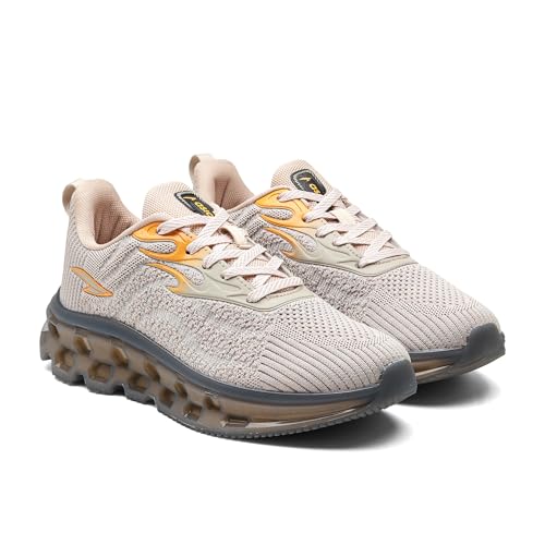 Image of ASIAN Powerplay-29 Men's Running Shoes | Fire-Pattern Design with HexaFlow TPU Sole | Fish-Scale Yarn Upper Shoe | Premium Athletic Sporty Sneakers