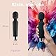 Vibrator für Frauen - Leises und Starkes Massagegerät + Akku - Sexspielzeug mit 20 Vibrationsmuster und 8 Geschwindigkeitsstufen - Kabelloser Dildo für Klitoris, G Spot - Oliver James (Schwarz)