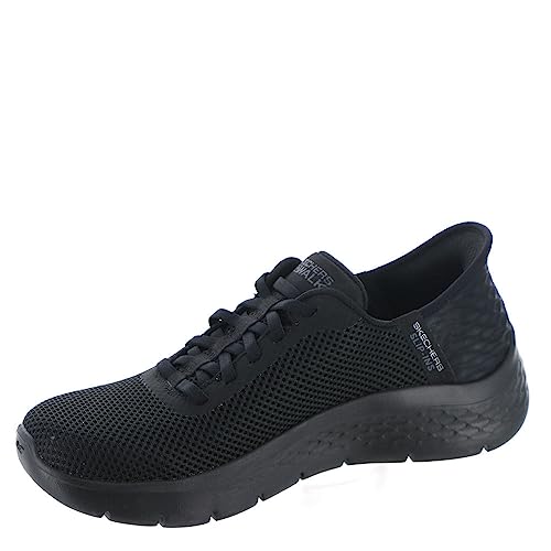 Skechers Women's Hands Free Slip-Ins Go Walk Flex-Grand Entrance Sneaker, Black, 11 US