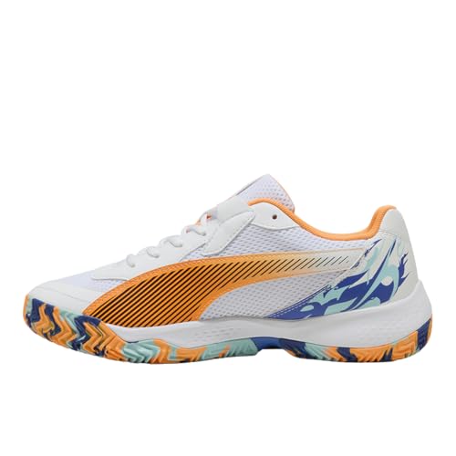 Image of PUMA Mens Nova Court Padel Tennis Sneakers Shoes - White