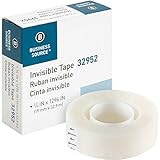 Business Source Invisible Tape, Refill Roll, 0.75' x 1296', Clear, 1 Count