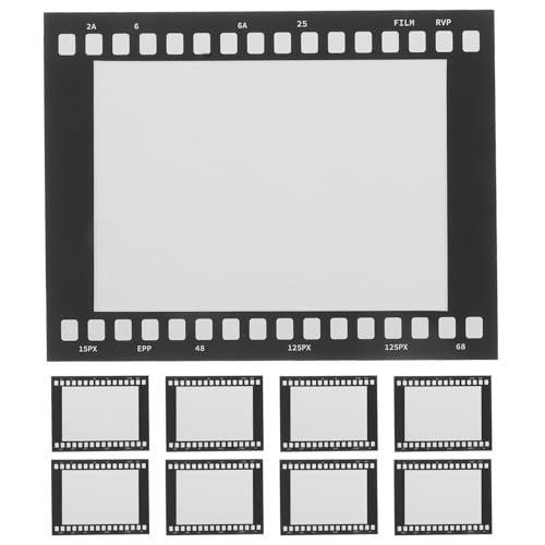 BESTOYARD Conjunto de 10 Marcos de Fotos de Papel Negro Estilo Vintage para Decoración de Pared Opciones Flexibles y Diseño Duradero Adecuado para Exhibiciones Fotográficas