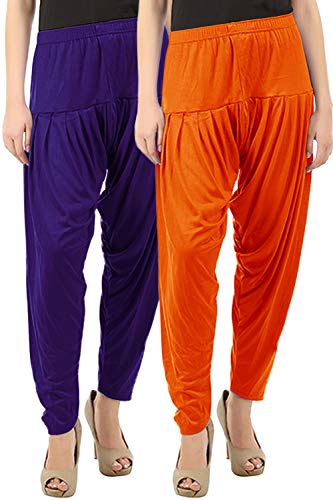 Image of Buy That Trendz Patiala Salwar for Women Relaxed Fit Viscose Patiyala Salwar Harem Bottom Pants