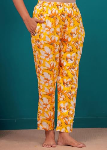 Image of Women Cotton Relaxed Fit Fit and Flare Suit | Printed Night Suit | Half Sleeve Co-Ord Set