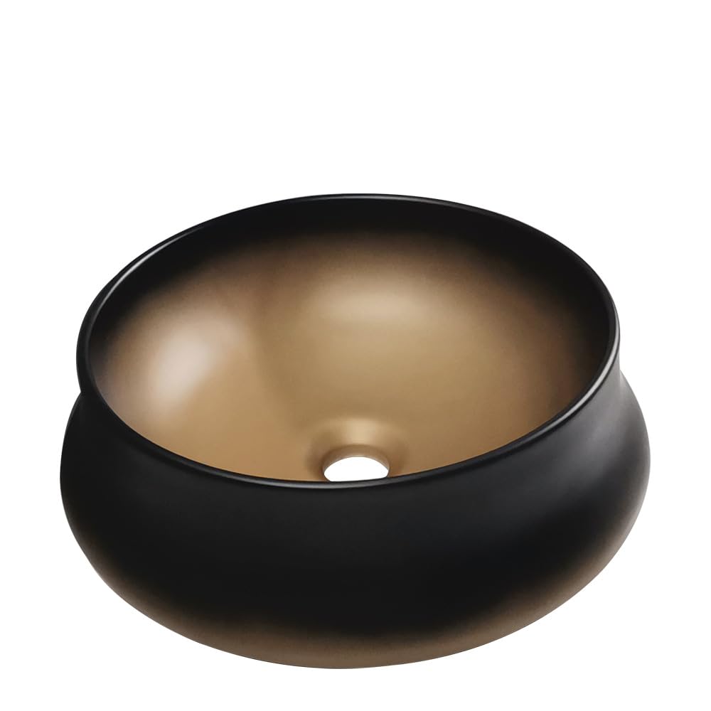 Lavabo de salle de bain rond de comptoir 400mm pour hotel et appartement