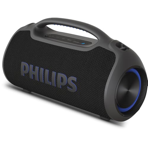 PHILIPS, Boombeat, Caixa de Som Bluetooth Boombox, TAX400B/00, USB, Auxiliar, TWS, USB Pow... PHILIPS, Boombeat, Caixa de Som Bluetooth Boombox, TAX400B/00, USB, Auxiliar, TWS, USB Pow...