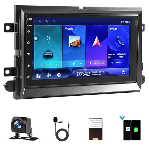 Hasenda 2+64G Upgrade Car Radio Stereo for Ford F250/F350/F450/F550 Carplay 2013-2016 with Wireless Carplay Android Auto 7“ HD Touchscreen Android System