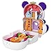 Polly Pocket GTM58​ Flip & Find Panda Compact, Flip Feature Creates Dual Play Surfaces, Micro Doll, Panda Figure & Surprise Reveals, Great Gift for Ages 4 Years Old & Up, 10.0 cm*5.0 cm*9.0 cm