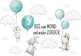 ⭐KLEBEN IST EIN KINDERSPIEL - Die Kaninchen Wandaufkleber sind eine einfache Möglichkeit, einen Raum zu dekorieren Eine solche Dekoration hilft Ihnen, den Raum aufzufrischen oder einen neuen Stil zu geben. Einfach zu kleben, eine Bedienungsanleitung liegt dem Produkt bei.