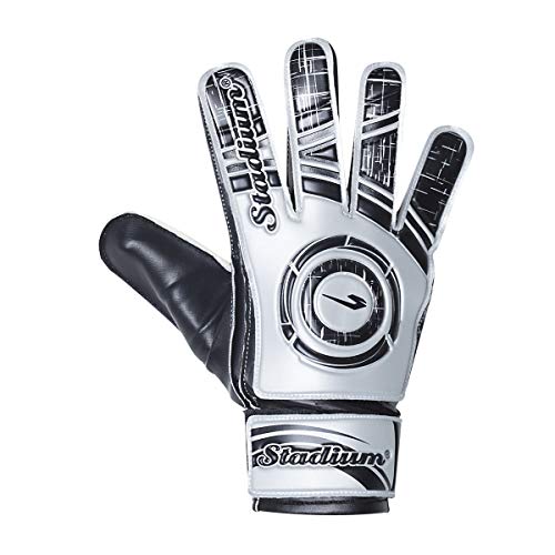 Stadium Luva Matrix Campo BC-PT-PR Unissex, Tam 8, Branco