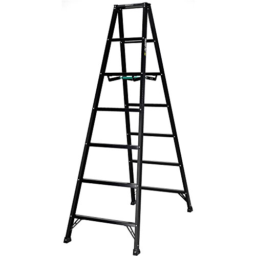 アルインコ アルミ製軽量専用脚立 210cm シエロブラック BS210FX