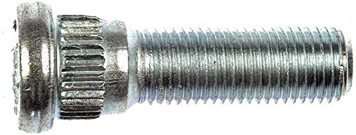 Dorman 610-114.1: 7/16-20 Serrated Wheel Stud - .582 In. Knurl, 1-21/32 In. Length - Dorman Wheel Stud 610-114.1 - WHEEL STUD - 7/16-20 Serrated Wheel Stud - .582 In. Knurl, 1-21/32 In. Length - Wheel Stud - Wheel Bolt - These wheel lug studs are made of carbon steel and tested to demanding automotive industry standards to ensure strength, longevity and safety. - Pontiac 1972-64