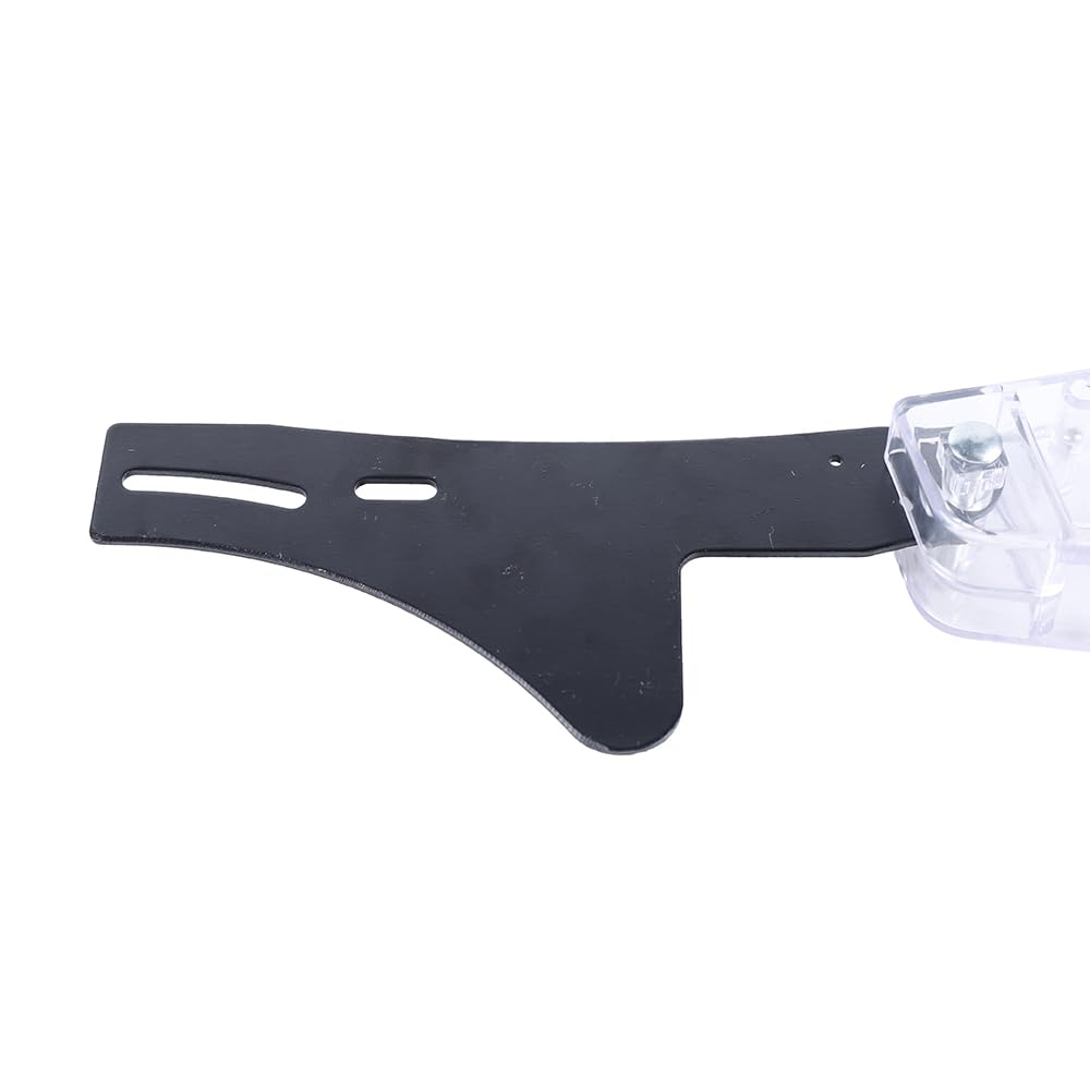 Cloche de protection pour scie circulaire de table transparente de 30,5 cm - Couvercle en plastique - Protection de lame de scie circulaire de table - Protection efficace contre la poussière et
