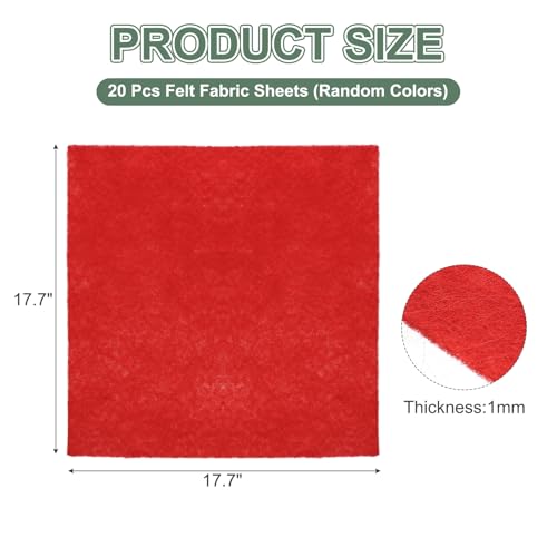 Feuilles feutre de qualité supérieure 45x45 cm pour patchwork et loisirs créatifs - 2