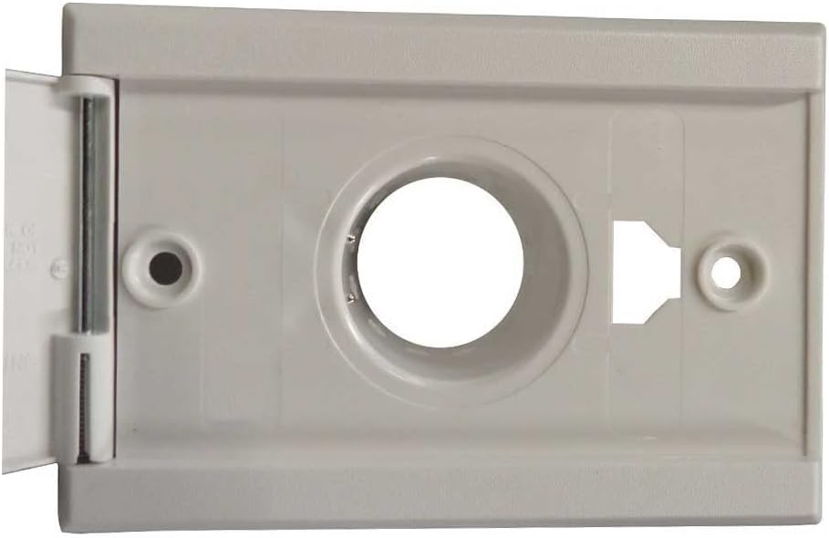 2 Pack Central Vacuum Inlet Valve 775595V3W 120 Volt (5 1/8" Height x 3 7/16" Width x 1 1/2" Inner Diameter)