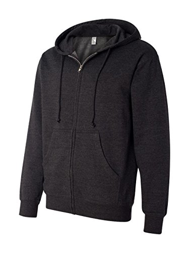 Independent Trading Co. Midweight Zip Hood Sweatshirt SS4500Z-ChrclHth-XL2
