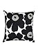 Produktbild Marimekko - Kissenhülle - Kissenbezug - Pieni Unikko - weiß/schwarz - 50 x 50 cm