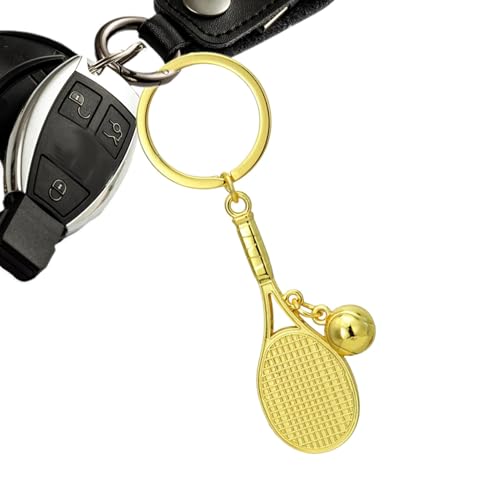 FmtwPhn Llaveros De Tenis, Raqueta De Tenis Y Llavero De Pelota,Llavero de tenis | lindo del deporte del amante de la novedad, llaveros partidos del deporte para los hombres de la mujer