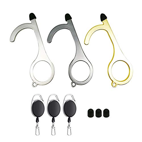 No-Touch Türöffner mit einziehbarem Schlüsselanhänger