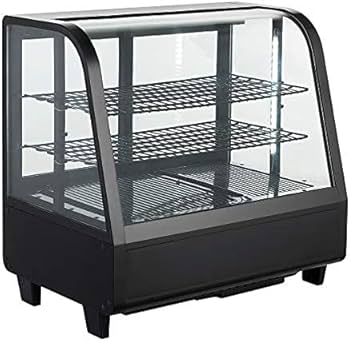 Amazon | Hijiru 卓上冷蔵ショーケース100L/ブラック【HJR-UTK100BK