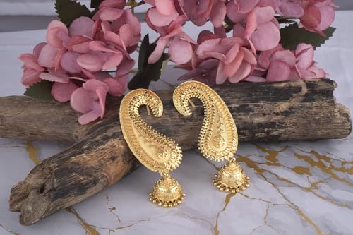 Image of JFL - Jewellery for Less Gold Plated Copper Earrings For Women