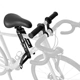 【Stable et confortable】Le siège de vélo pour enfant, le guidon et le cadre des pédales sont principalement fabriqués en cuir de haute qualité, en alliage d'aluminium et en acier inoxydable. Lisse, résistant à la déchirure, à l'abrasion et à la corrosion, il assure la stabilité et une expérience de conduite confortable et sûre pour votre enfant. Le protège-bord en caoutchouc protège le cadre de votre vélo sans l'endommager.