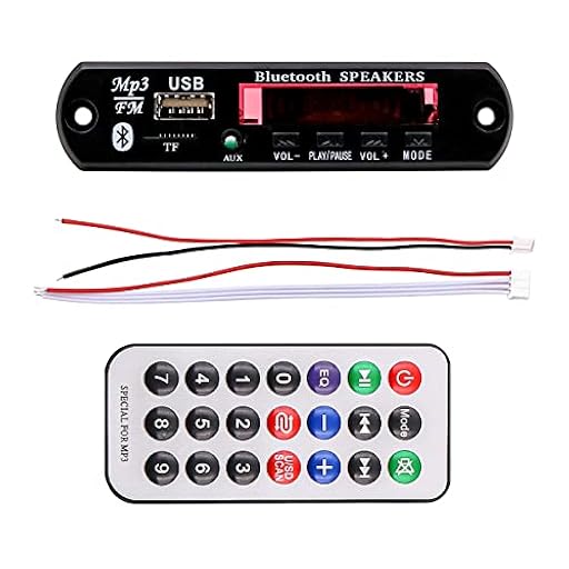 Decodificador de audio VOANZO 5,0, módulo Bluetooth compatible con tarjeta MMC/TF/MMA, interfaz USB compatible con control remoto de cinta de radio FM | Ya disponible en tu tienda friki favorita! En mundofriki.es! Decodificador de audio VOANZO 5,0, módulo Bluetooth compatible con tarjeta MMC/TF/MMA, interfaz USB compatible con control remoto de cinta de radio FM | Ya disponible en tu tienda friki favorita! En mundofriki.es!