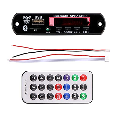 Décodeur audio VOANZO 5.0 Le module Bluetooth prend en charge la carte MMC/TF/MMA L'interface USB prend en charge la télécommande à bande radio FM