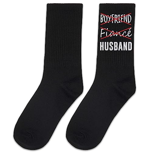 Not Boyfriend Socks, Wedding Gift, Gift For Fiance - Fiance Socks2