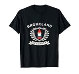 Christmas Gnomeland Security Garden Gnome Gardening Gift T-Shirt