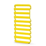 inCUTOUT iPhone5ケース（STEP：イエロー）格子スタイル 保護フィルム付き