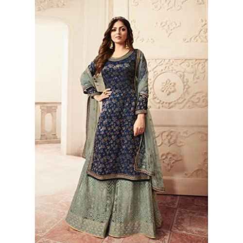 Pakistani Designer Outfits Stitched Salwar Kameez Sharara Plazzo Suit Party Wear for Woman Collection2