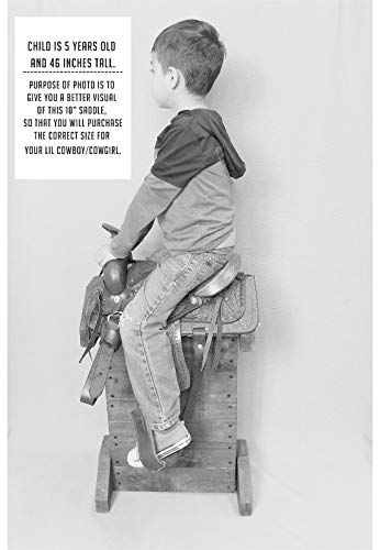 10"" Pony Horse Saddle Kids Cowboy Cowgirl Pleasure Leather Brown Western Saddle #TOP6