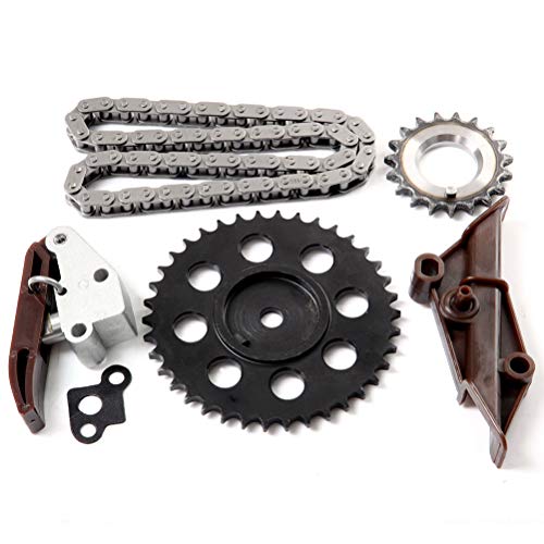Linncas Engine Timing Chain Kit With Timing Chain Tensioner Guides Sprocket Compatible With For Explorer 91-94 9-4172S #TOP2