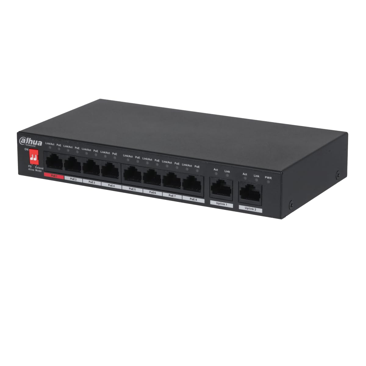 SWITCH POE PFS3010-8ET-96-V2 8 PUERTOS DAHUA