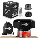 Electric Cupping Device, 4-in-1 Smart Cupping Machine | Cupping Therapy Set | Gua Sha Attachment, Red Light Therapy, 16 Level Heat, and Suction – Targeted Pain Relief, Knots, Aches, and Cellulite